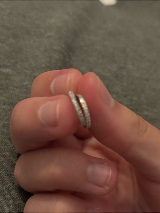 Jewelry - Diamond Pavé White Gold Huggie Earrings -